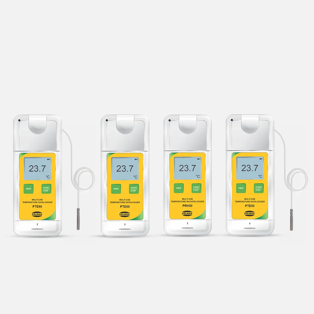Polwax multi-use transport datalogger with high memory capacity for cold chain logistics