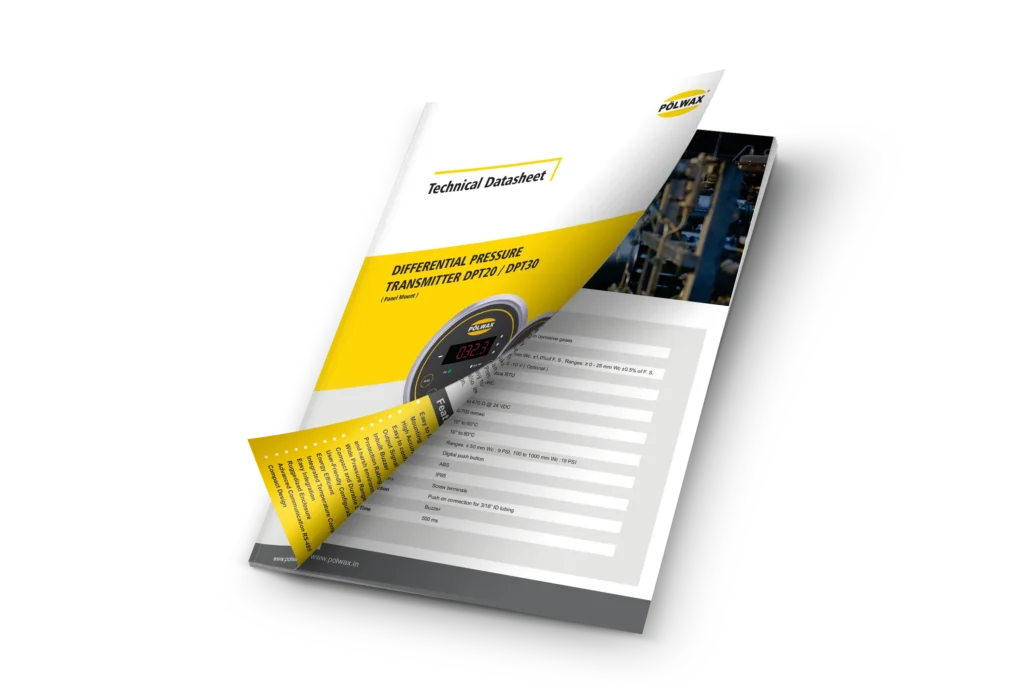 DPT20 differential pressure transmitter for HVAC applications – Polwax