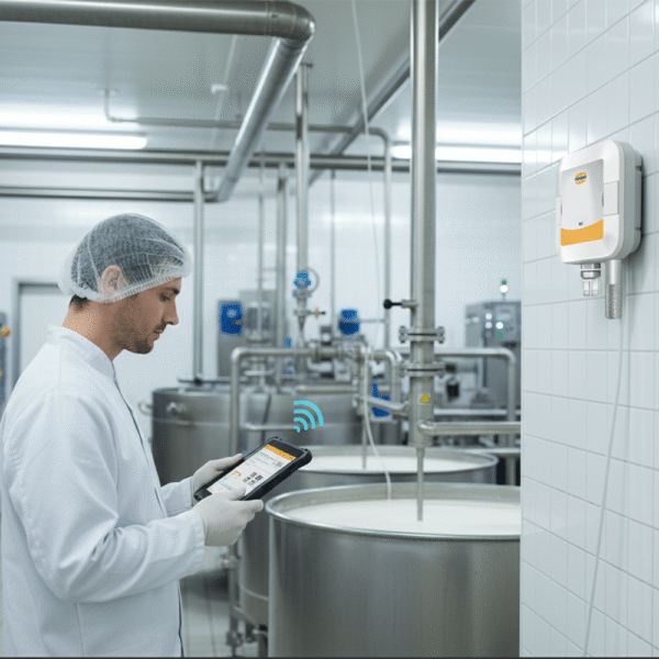 Polwax Dairy Application-min Polwax dairy application for temperature and humidity monitoring