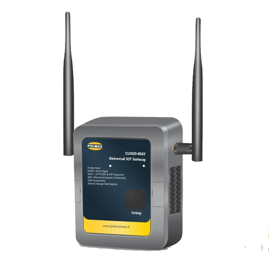 Polwax IoT Gateway for industrial data connectivity and remote monitoring