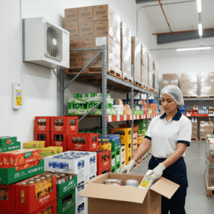 Polwax food and drink application for temperature and humidity monitoring