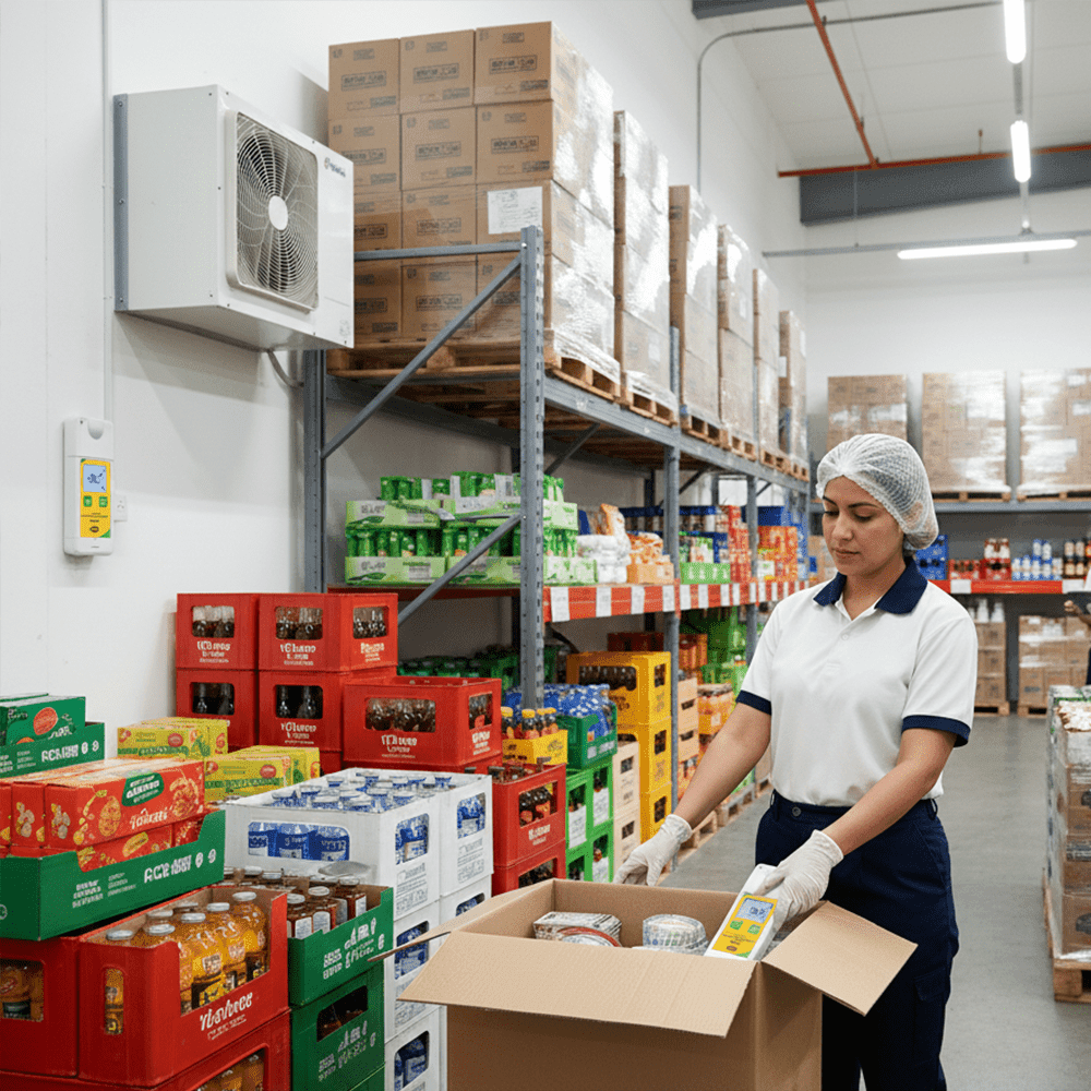 Polwax food and drink application for temperature and humidity monitoring