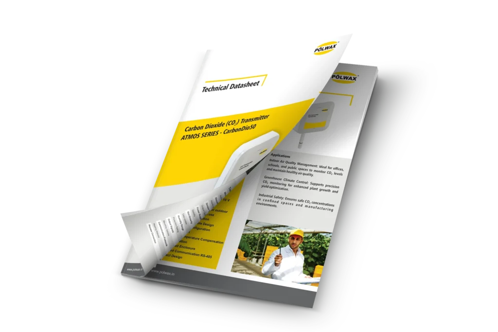 CO₂ transmitter for indoor air quality and industrial monitoring