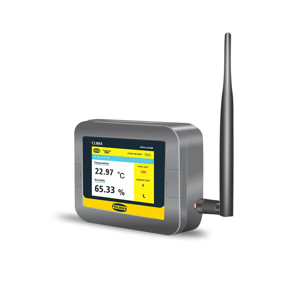 Polwax GSM data logger with cellular connectivity for real-time monitoring