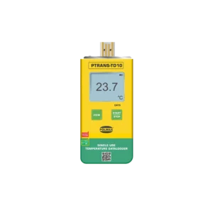 Polwax PTRANS-TD10 single-use temperature data logger for cold chain monitoring