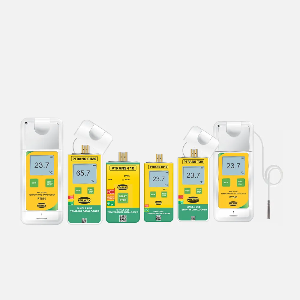 Polwax Transport Datalogger for cold chain temperature monitoring