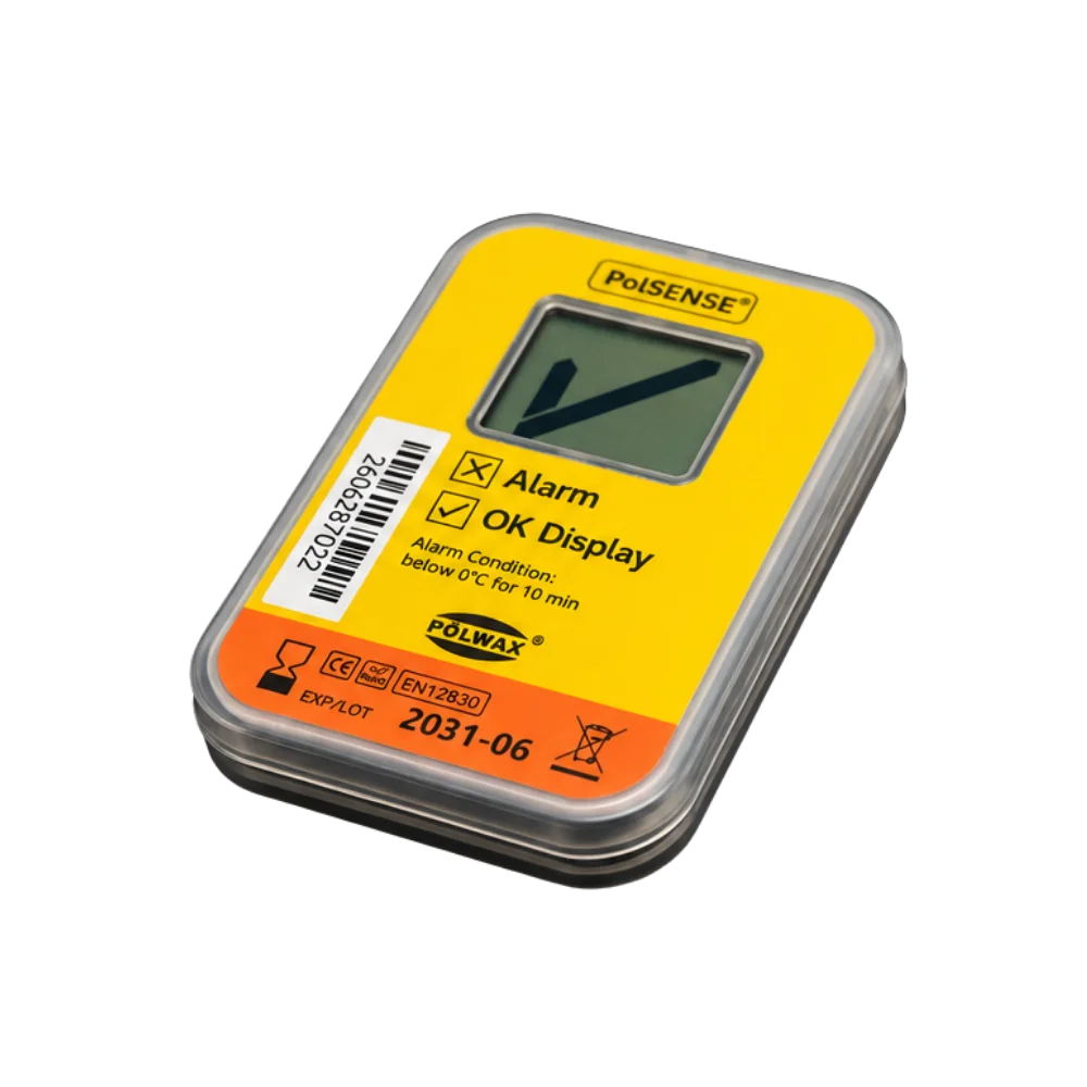 Temperature indicator for pharmaceutical and laboratory applications